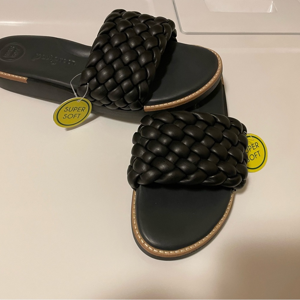 Paul Green slide sandal, NWT, black, size 10/EU 41/ Austrian 7.5